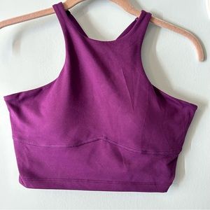 Popflex Curious Crop Top Plum size 10